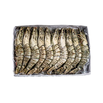 Тигровые креветки 12/16 свежемороженые ~1 кг Santreyd 24363