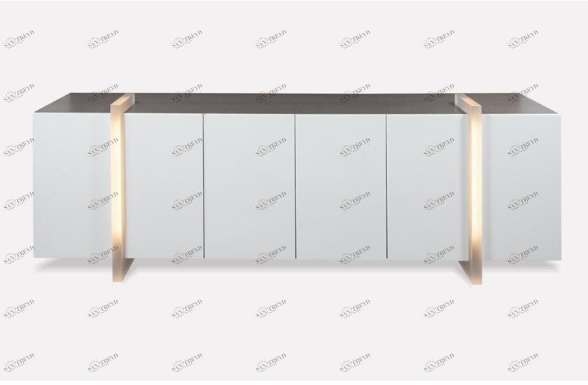 MORADA Буфет из дуба с распашными дверцами со встроенной подсветкой Luna del mar Lunadelmar bu