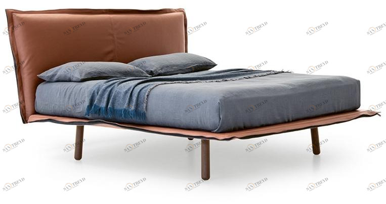 PIANCA Двуспальная кровать с мягким изголовьем sun-id-1434871