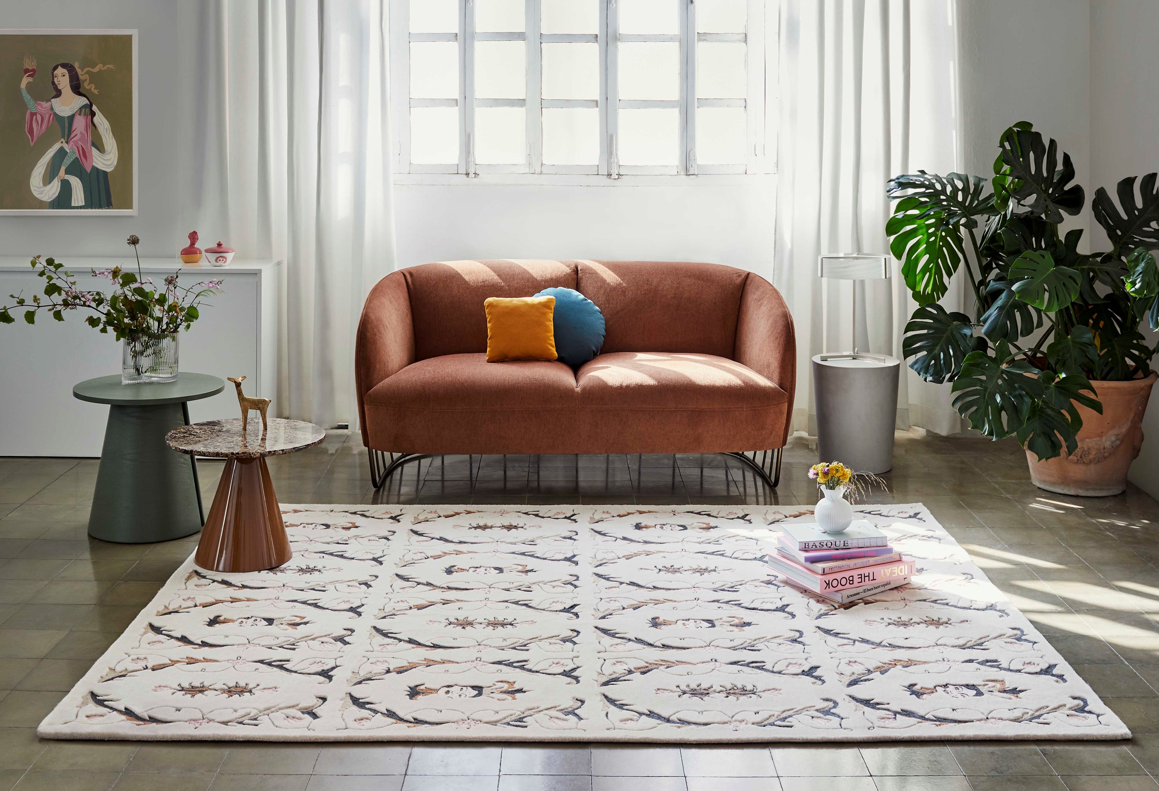 Шерстяной ковер ручной работы с прямоугольным рисунком GAN Dreams ARCH-00136892 - Вид №5