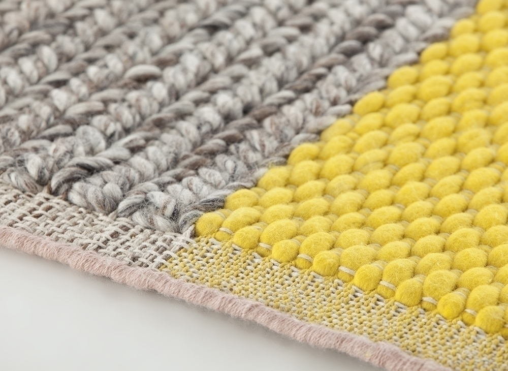 100145 Ковер Plait Yellow 160x250 GAN Mangas Space 