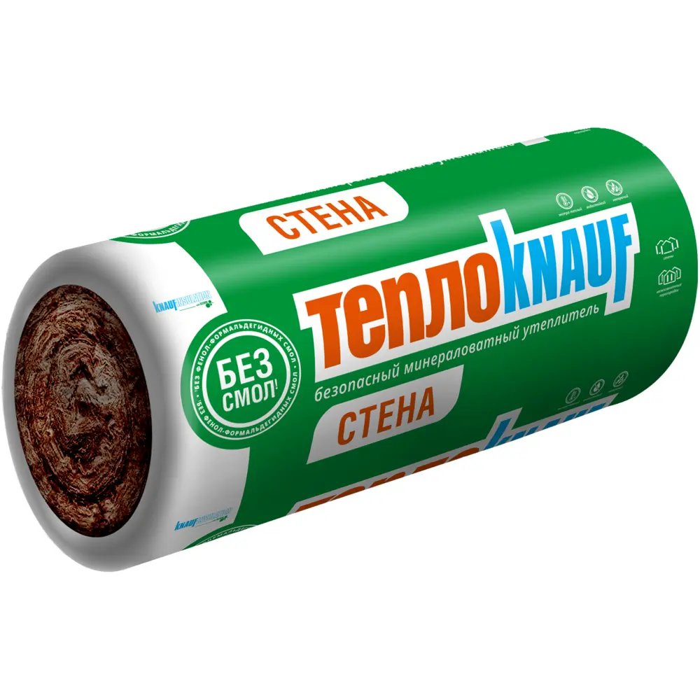 Утеплитель Knauf Insulation ТеплоKnauf Стена 100 мм 1 шт 1220x5740 мм 7 м² STLM-2135300 - Вид №1