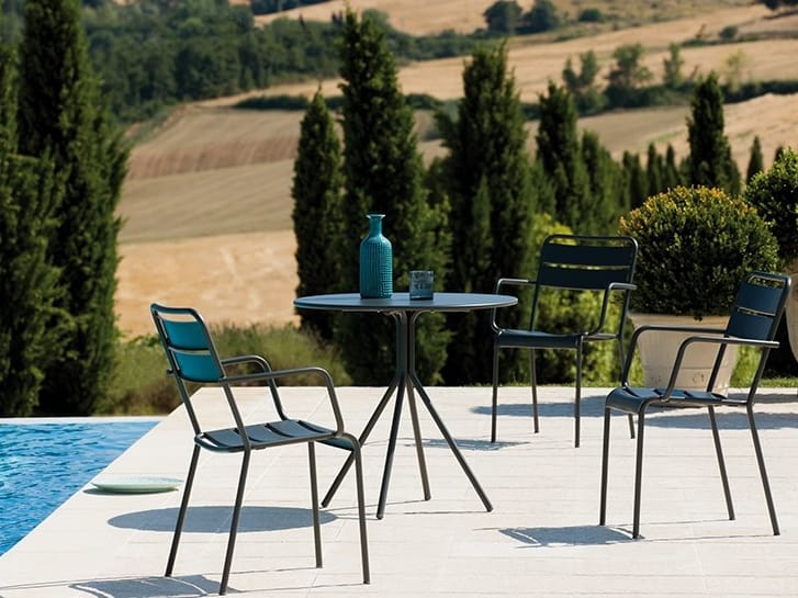 Металлический садовый стул с подлокотниками Vermobil ARCH-00068832 - Вид №3