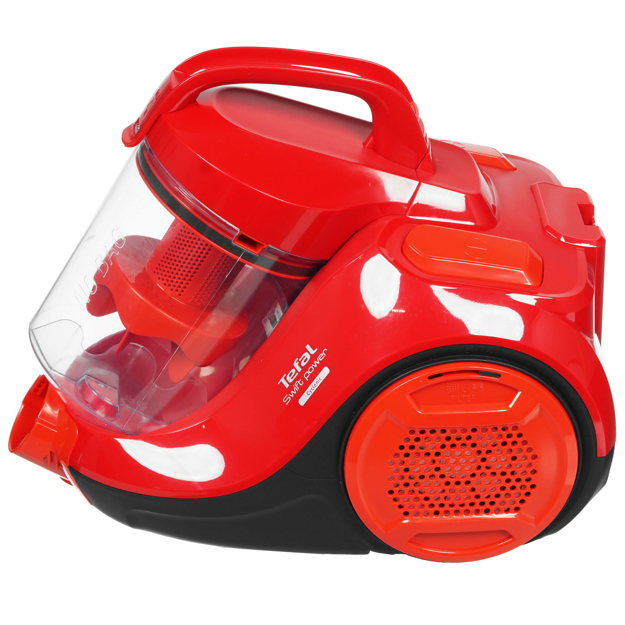 8199289 Пылесос Tefal Swift Power Cyclonic TW2913EA красный STDN-0141550 - Вид №2