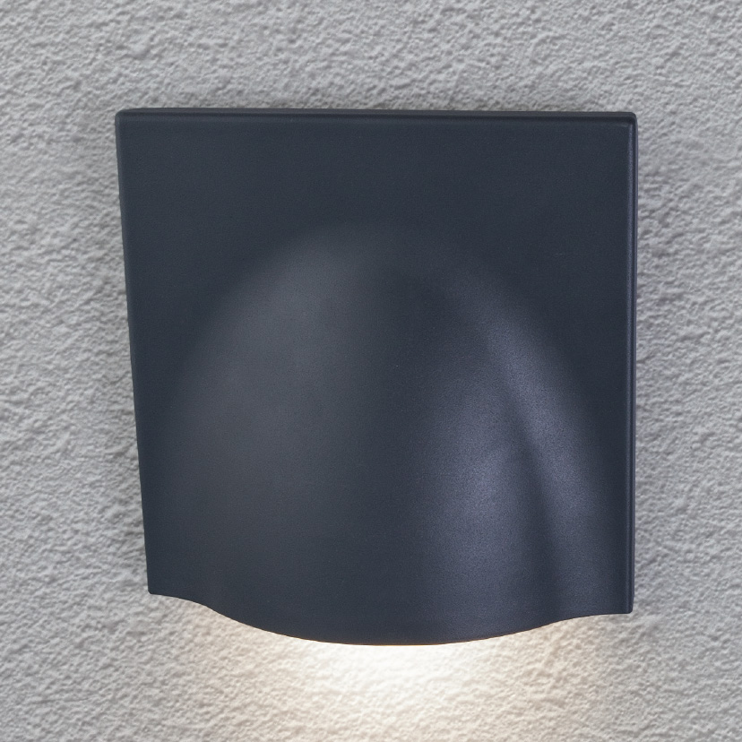 Уличный настенный светодиодный светильник Arte Lamp Tasca A8506AL-1GY ARTE LAMP TASCA 111240 Серый  - Вид №2