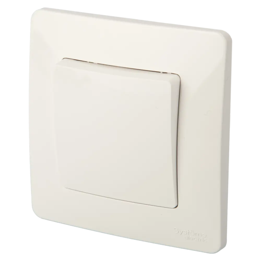 Переключатель встраиваемый Systeme Electric Blanca 1 клавиша цвет белый STLM-2032398