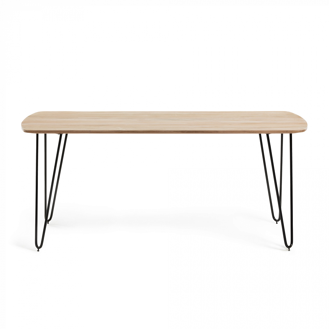 071931 Обеденный стол 200x95 черный La Forma Barcli  - Вид №2