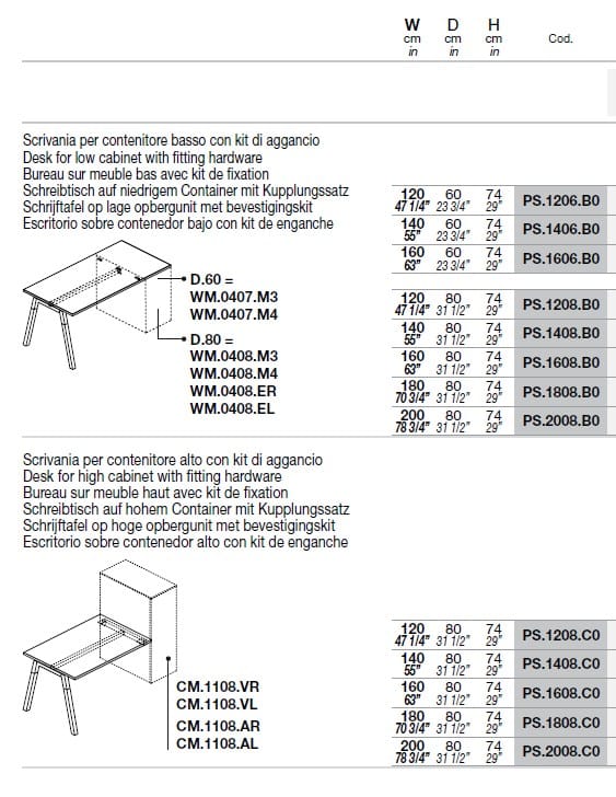Рабочий стол со встроенной полкой Bralco Polar ARCH-00151196 - Вид №5