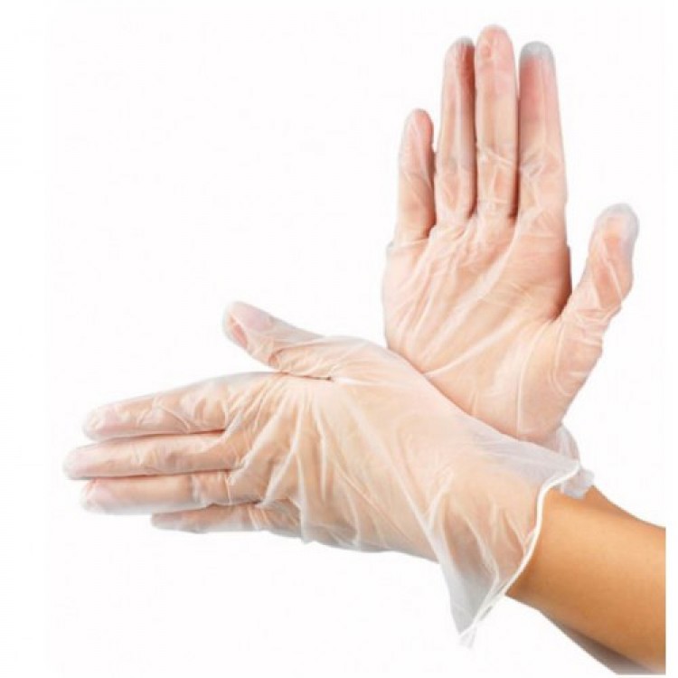 4071 Перчатки виниловые неопудренные Paclan 100 шт/упак Santreyd 