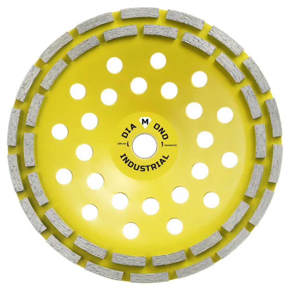 90170664 Чашка алмазная двухрядная Diamond Industrial 230x22.2 мм STLM-0122479