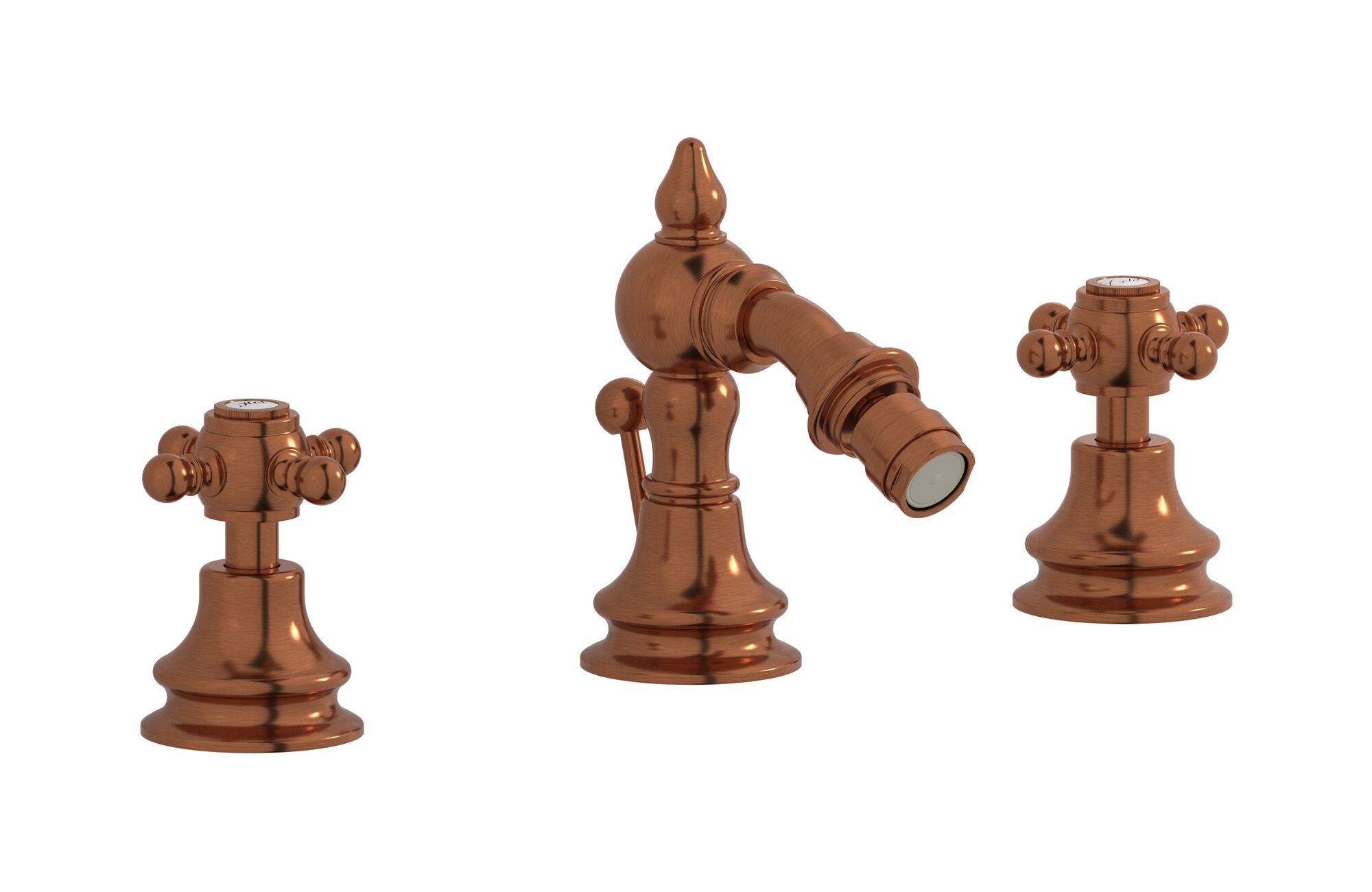 Смеситель для биде с 3 отверстиями для пола с автоматическим сливом IB Hermes + Hermes Elle ARCH-00042795 - Вид №4