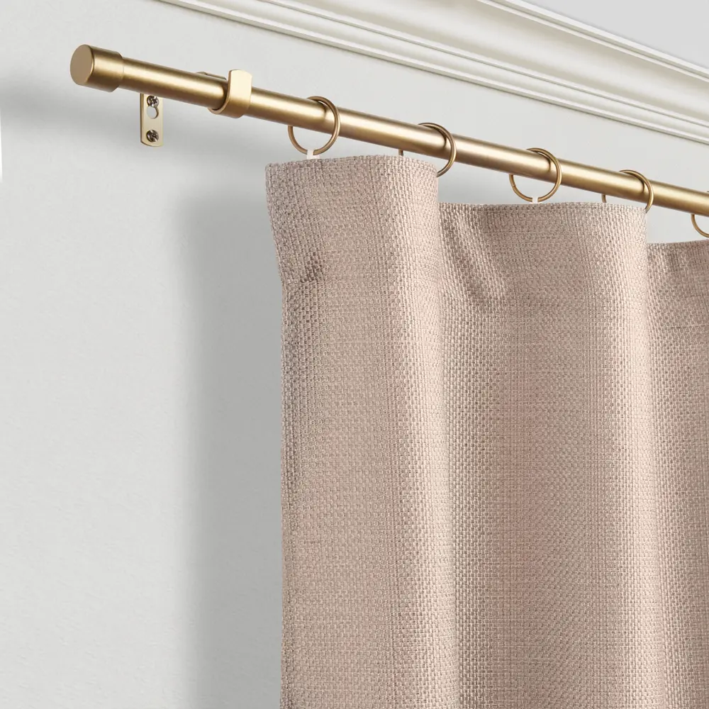 Карниз однорядный раздвижной d19/16 мм заглушка 160-320 см цвет бронза ORBIS STLM-2177711 - Вид №5