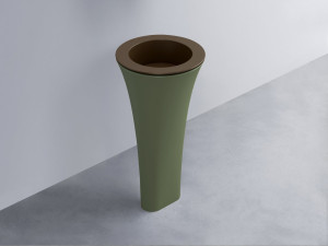 AMLA45-CA+AMPILT-CA+AMCOLT-AG Раковина Amedeo Tondo отдельностоящая cielo Enjoy + Amedeo