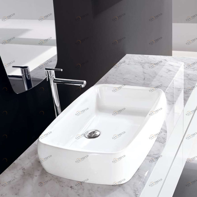 9851 Встроенная раковина под столешницу овальная MILLDUE 