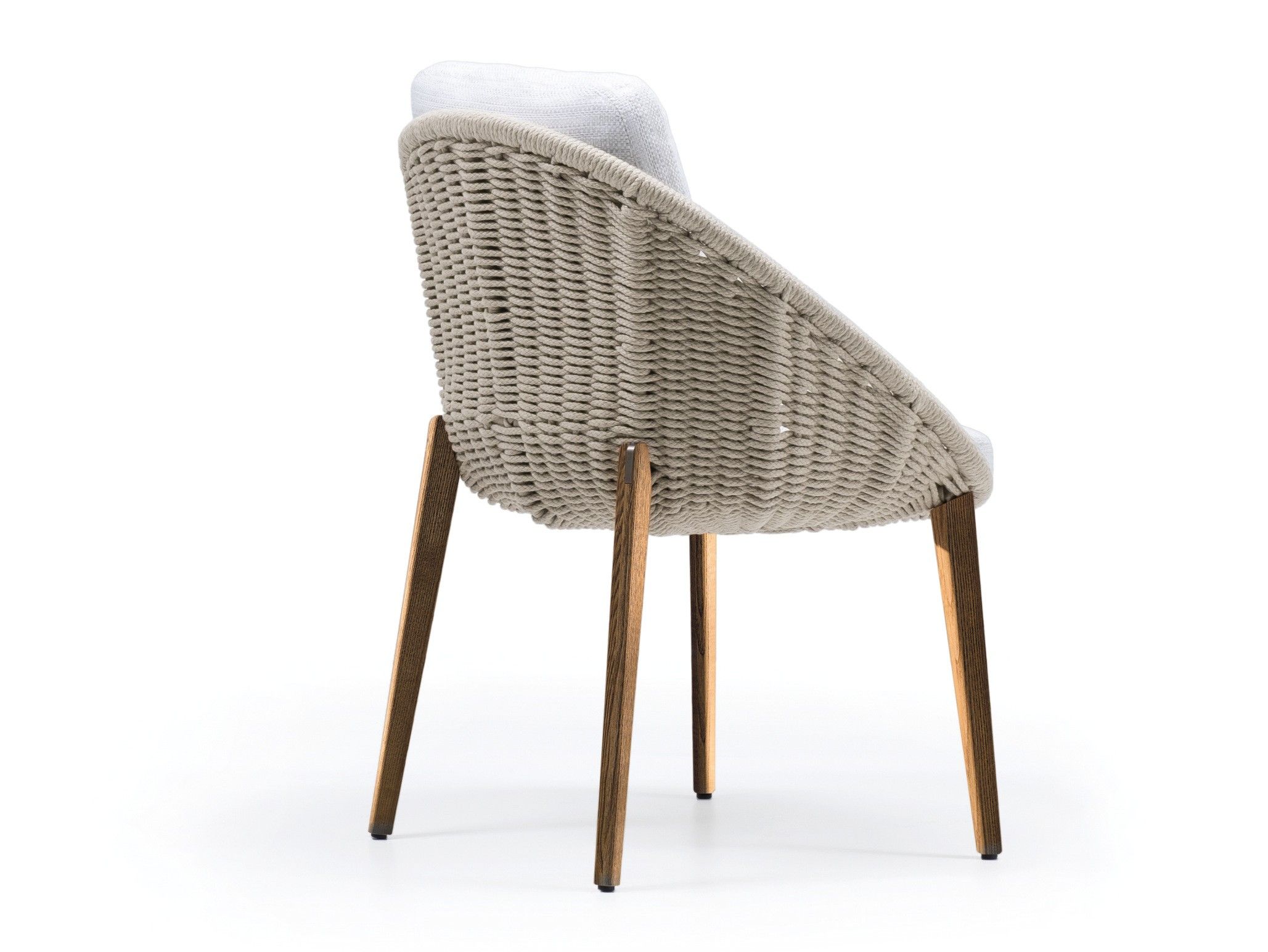 Открытый стул с подлокотниками со встроенной подушкой Minotti Lido Cord Outdoor ARCH-00066690 - Вид №1