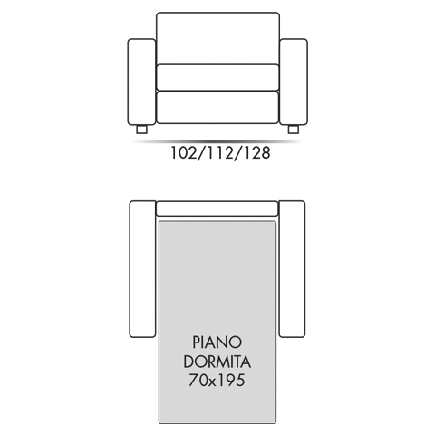 Диваны Divano 2 Posti Maxi Spaziorelaxitalia  Frank Frank Divano 2 Posti Maxi - Вид №6