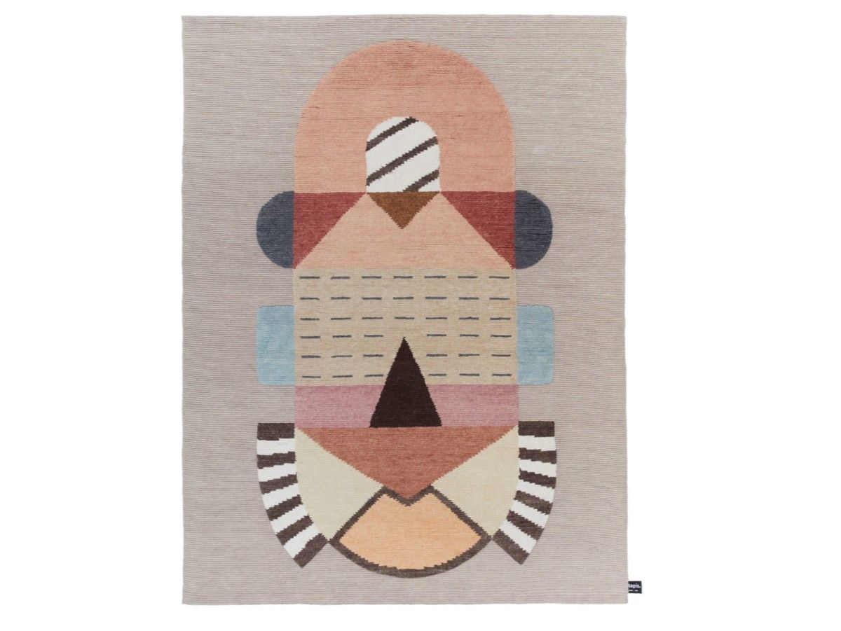 Шерстяной ковер ручной работы cc-tapis подпись ARCH-00085198