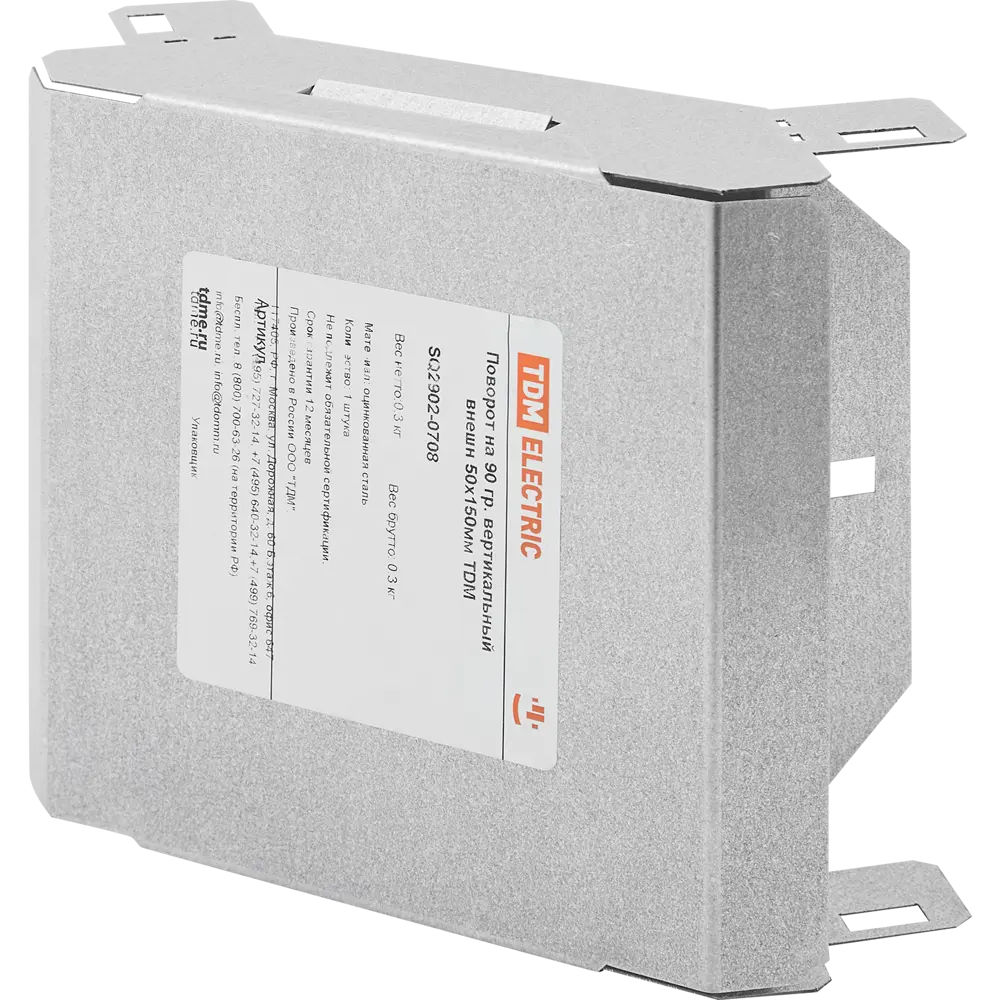Поворот внешний для кабель-канала TDM ELECTRIC 150×50 мм 84796620 STLM-0055285 - Вид №1
