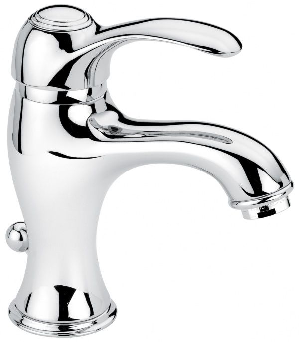 22003CR Смеситель Harmony с донным клапаном для раковины, цвет хром EMMEVI