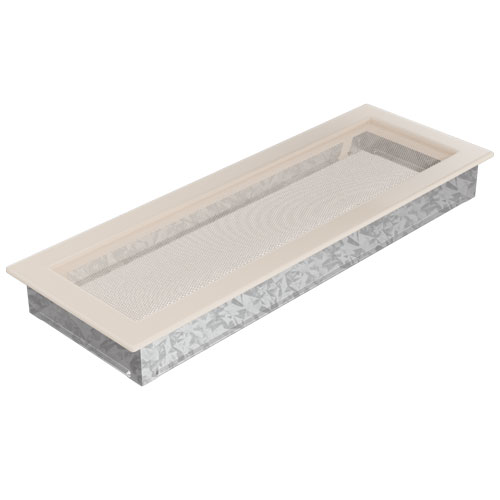 Вентиляционная решетка Kratki 17х49 (кремовая) 4154 - Вид №1