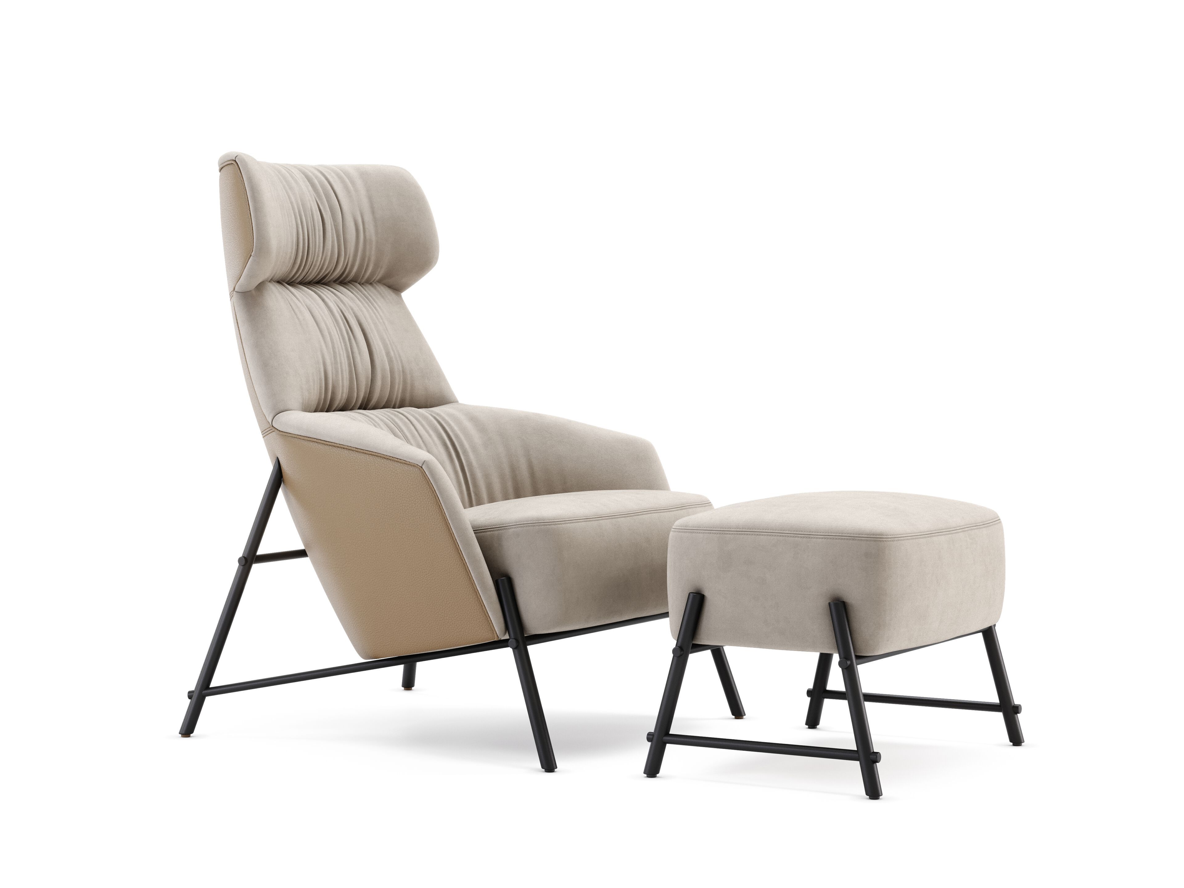 Тканевая мягкая подставка для ног Domkapa HUBERT ARCH-00043382 - Вид №4