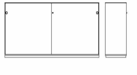 Dieffebi Офисный шкаф из металла с раздвижными дверцами Primo 6pcs_04zs - Вид №9