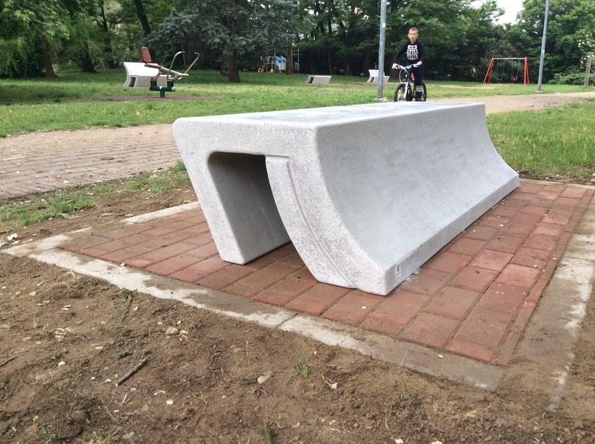 Manufatti Viscio Реконструированная каменная скамья без спинки sun-id-1428234 - Вид №9