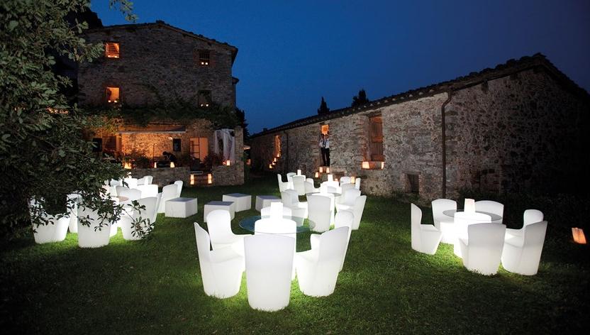 SLIDE Светящийся стул из полиэтилена Ed sun-id-1504403 - Вид №1