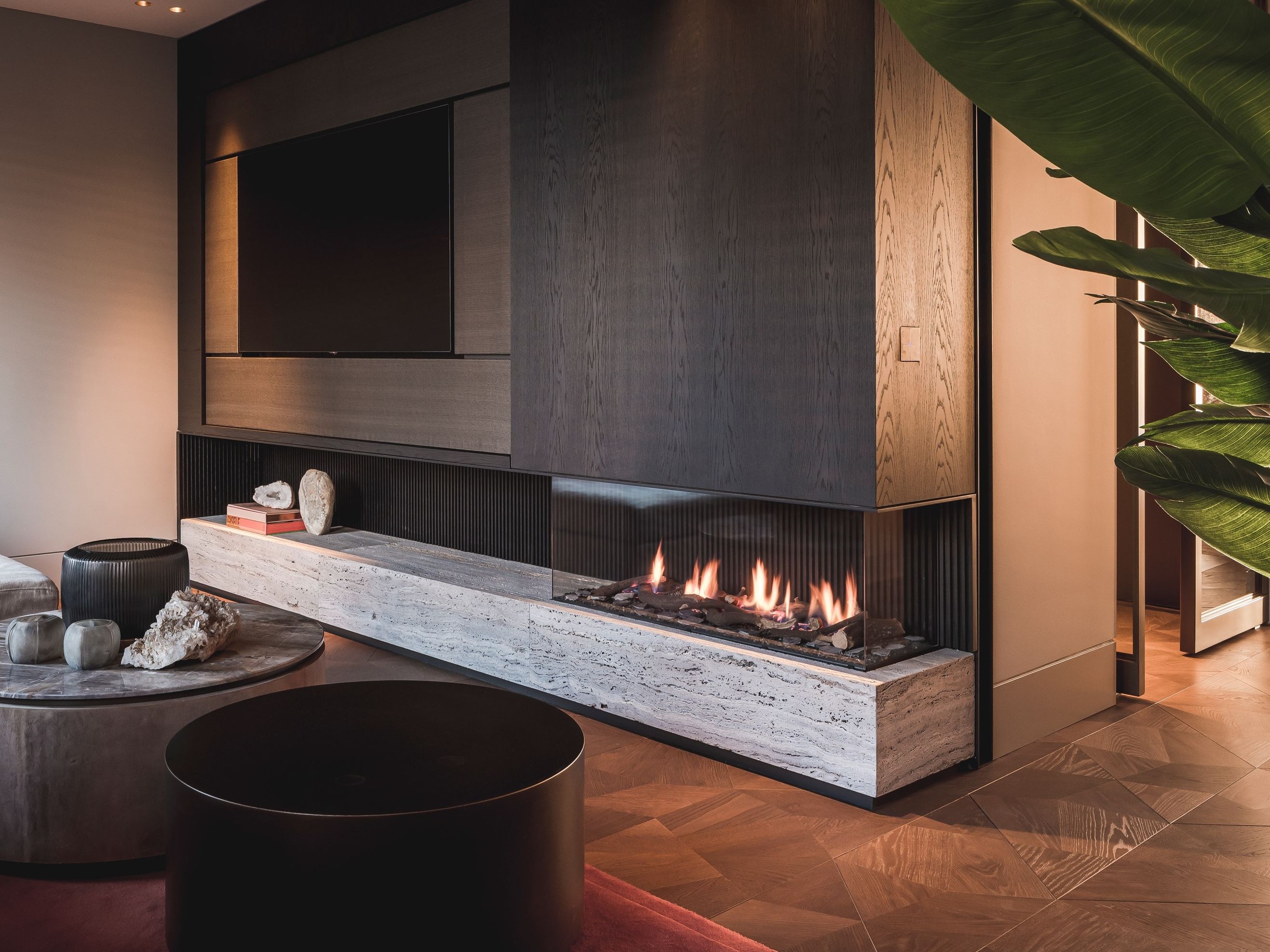 Газовый угловой камин Metalfire ARCH-00084062