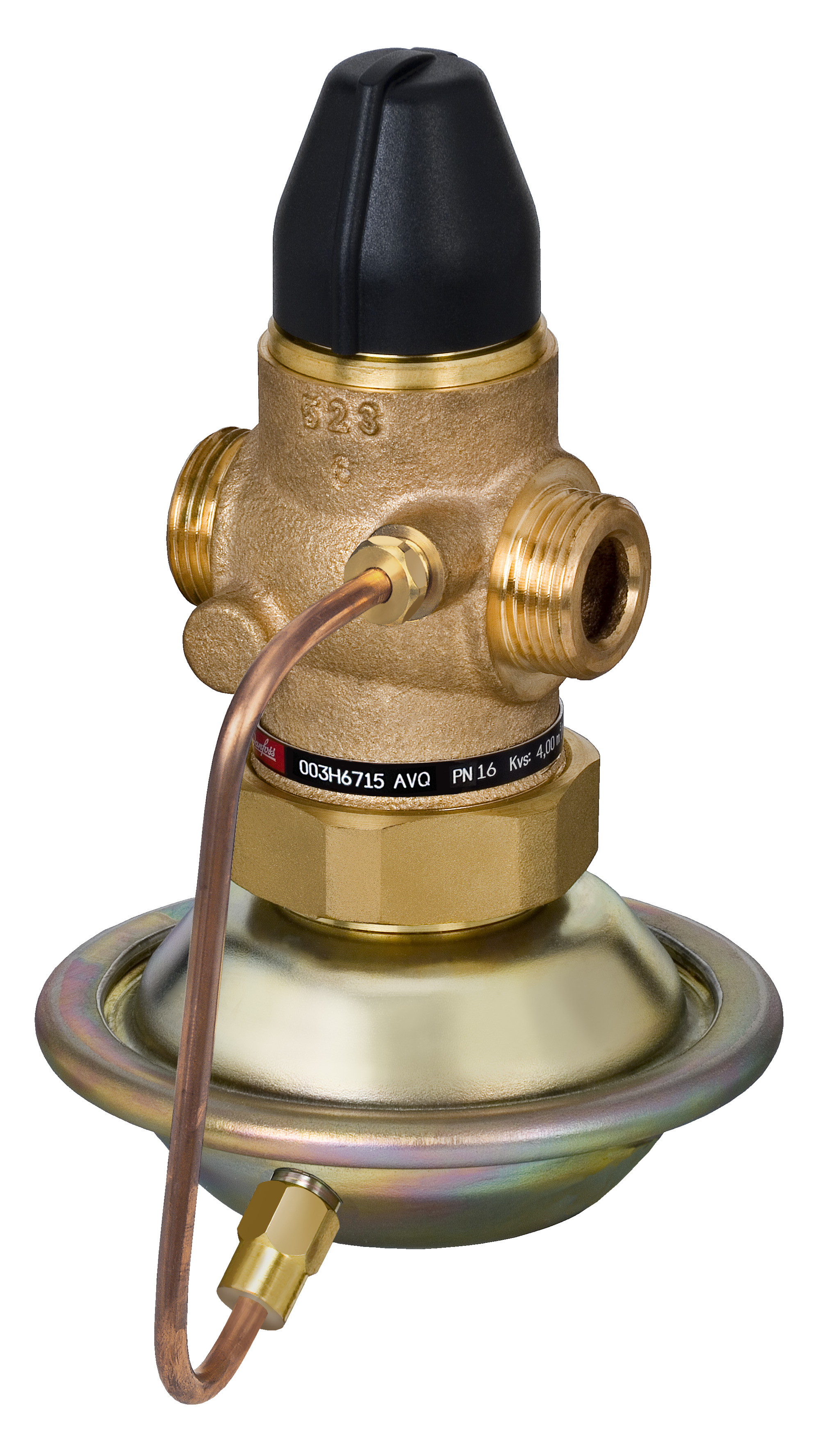 Danfoss Моноблочный регулятор расхода AVQ Р-р расх.AVQ PN25 15/2,5//0,2/резьб. 003H6723  - Вид №10