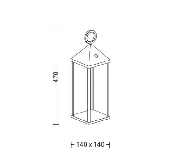 Алюминиевая перезаряжаемая светодиодная наружная настольная лампа In Stock ARCH-00153324 - Вид №2