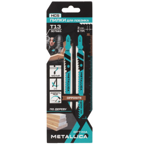 Пилки для лобзика METALLICA Optima T13 9194009