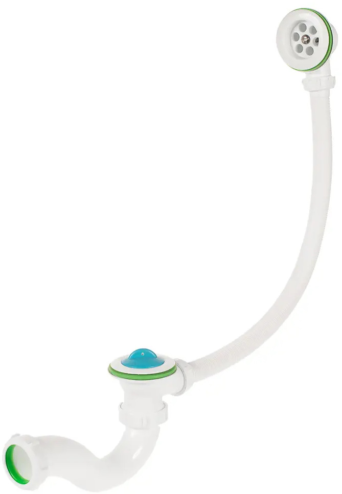 Сифон для ванны АКВАТЕР V110PV с хромированным выпуском 18545949