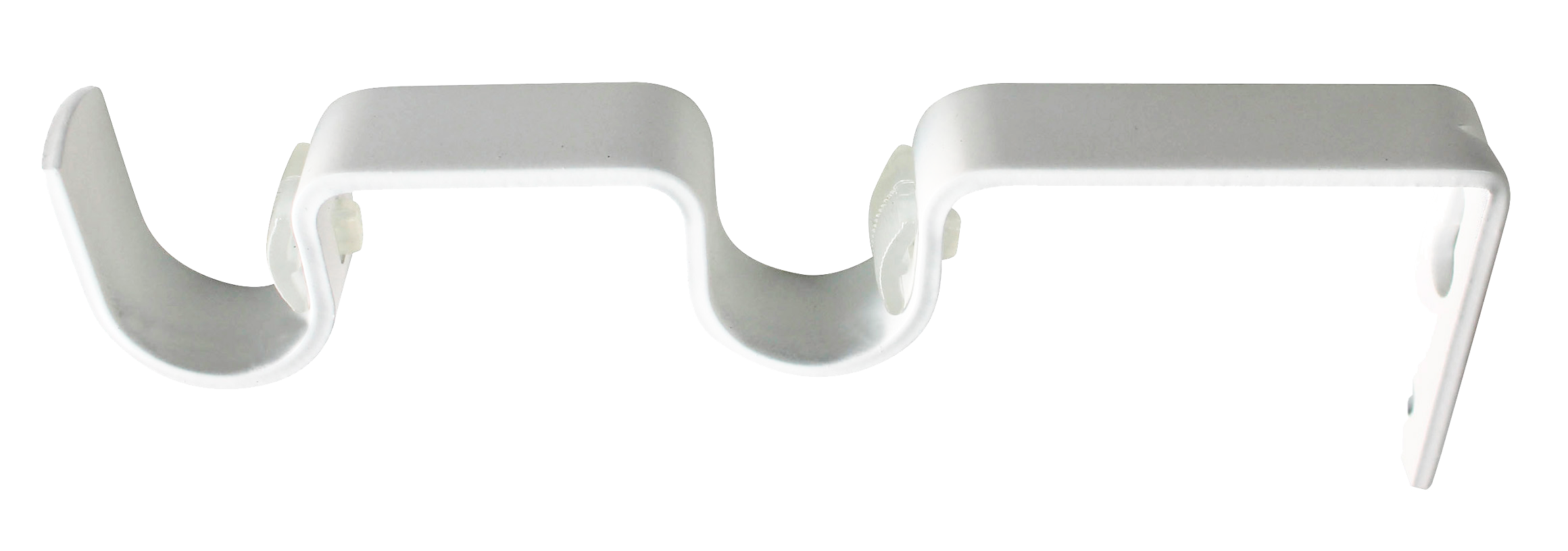 INSPIRE Двухрядный настенный держатель белый матовый для интерьера 82549618 STLM-0029546