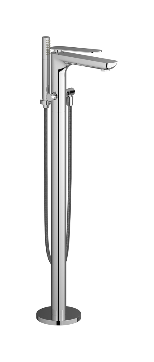 Напольный смесиель для ванны с встроенным душем. WE ARE IB k2399cc Chrome K2