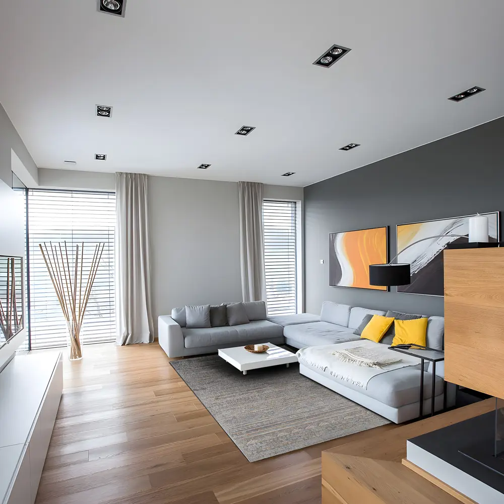 Ковер Merinos Зингер 60x110 см серый для спальни 89417902 STLM-1578209