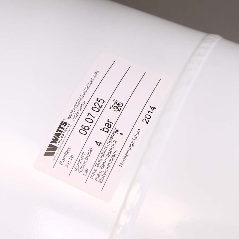 Расширительный бак белый Saniflex SG для ГВС WATTS Ind присоединение 3/4" 25л 10022136 - Вид №5
