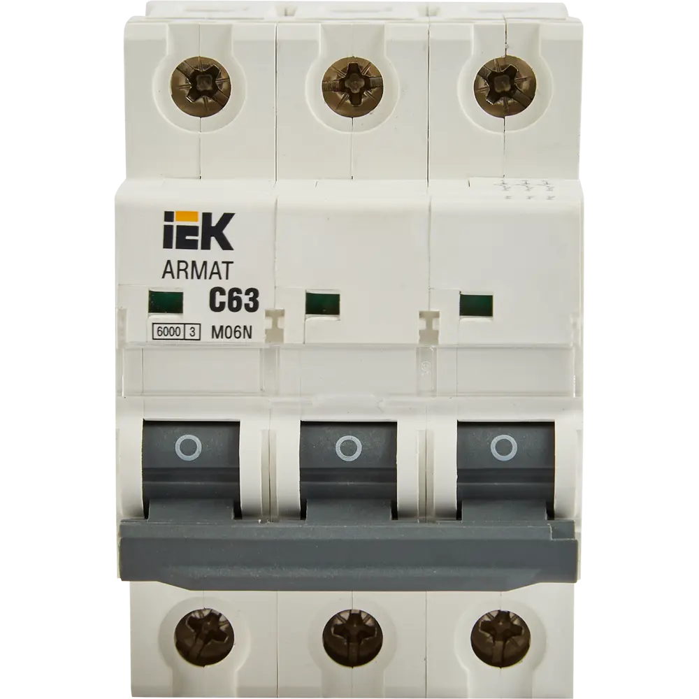 Автомат дифференциальный IEK Armat 3P C63A - защита от короткого замыкания 87762173 STLM-1108810 - Вид №1