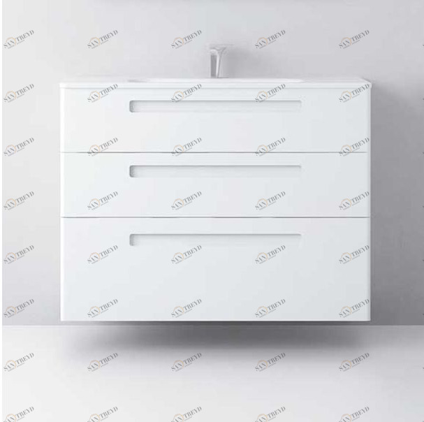 Avila Dos Тумба с раковиной M2 100 (3 ящика) Color 70 Paris Essentials 27013100120093N70