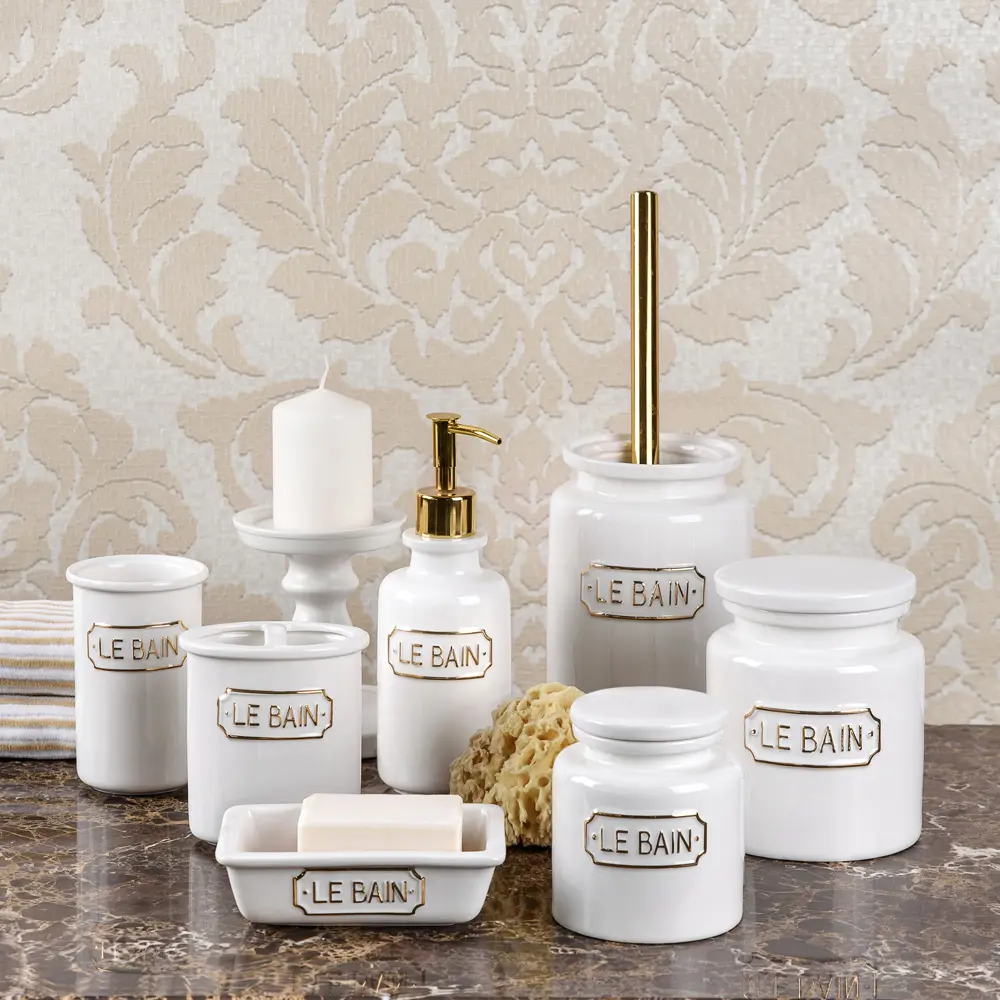 Мыльница Wess Le Bain Blanc керамика цвет белый 82260758 STLM-2137612 - Вид №8