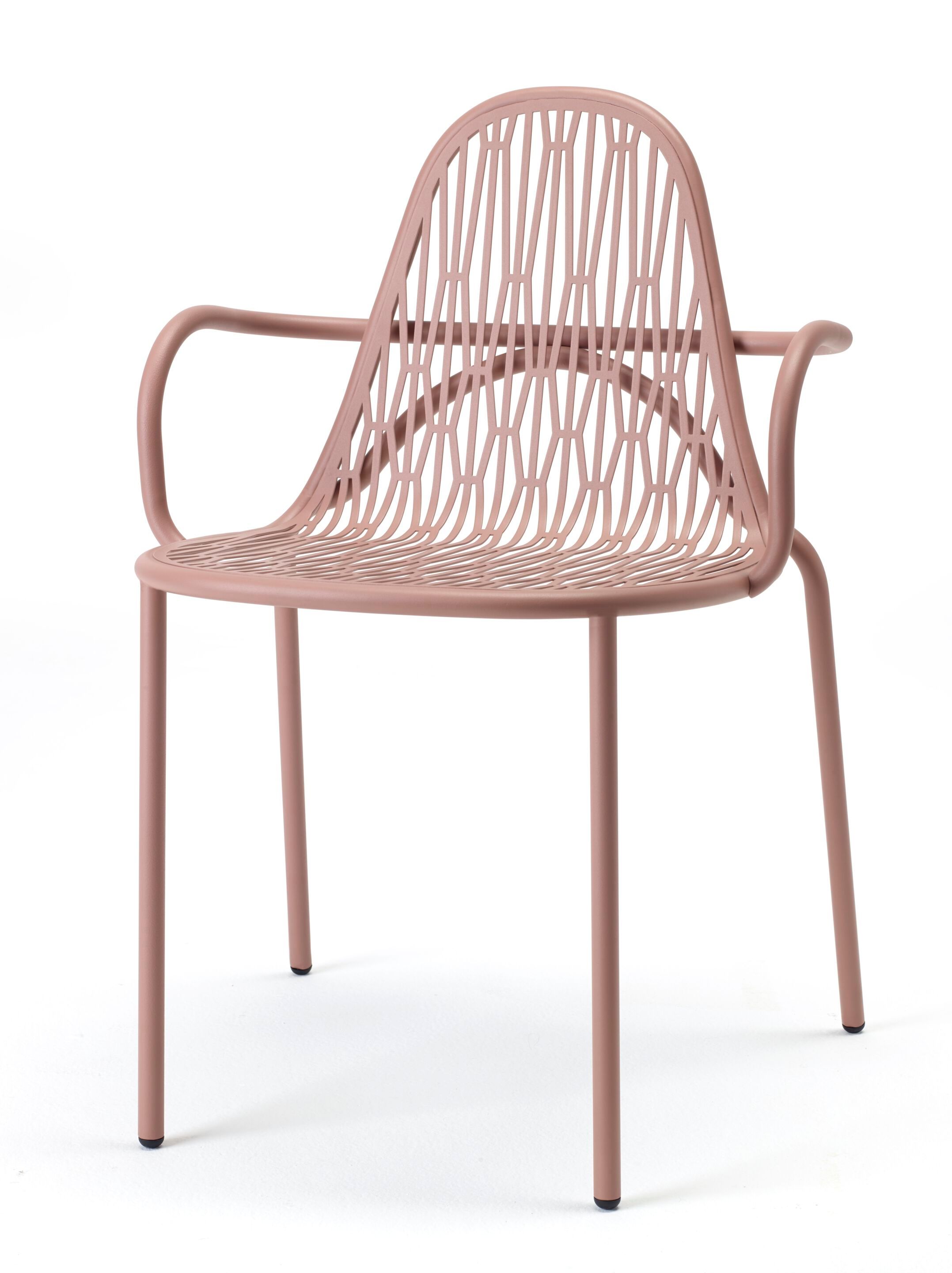 Металлический садовый стул с подлокотниками S-CAB Malvasia ARCH-00031479 - Вид №1