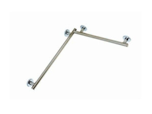 Нержавеющая сталь угловая фиксированная ручка для ванной комнаты для душа