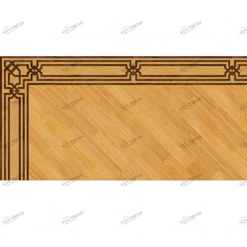 Художественный паркет Da Vinci Паркетный Бордюр 26-013 Дуб () 1000х200 мм 26011013