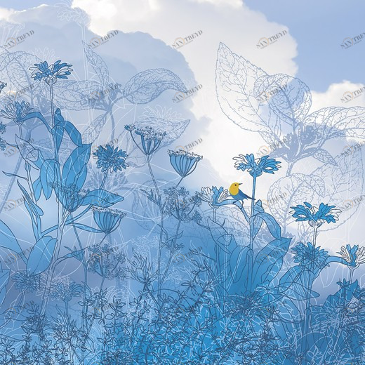 6041A-VD2-Blue-Sky Фотообои Komar Infinity 2.5х2 м 6041AVD2BLUESKY