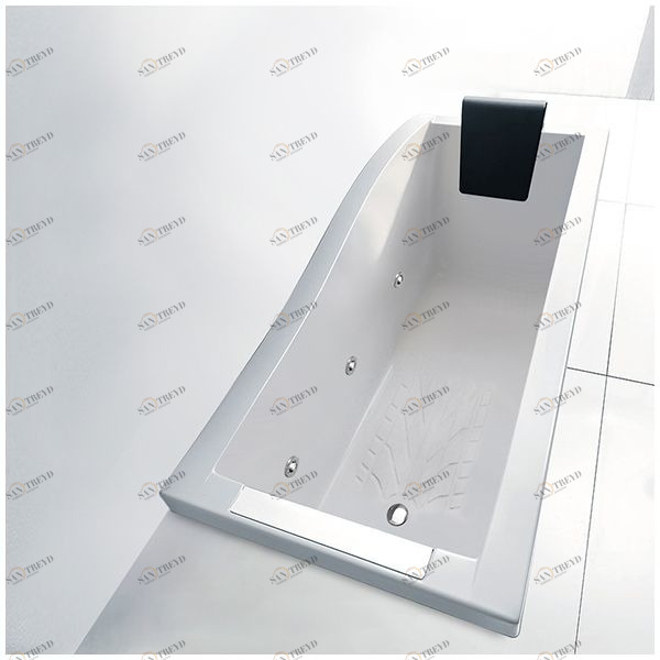 Ванна Gruppo treesse Spider V8087-DX белая с гидромассажем прямоугольная встроенная правая STDV8087DX