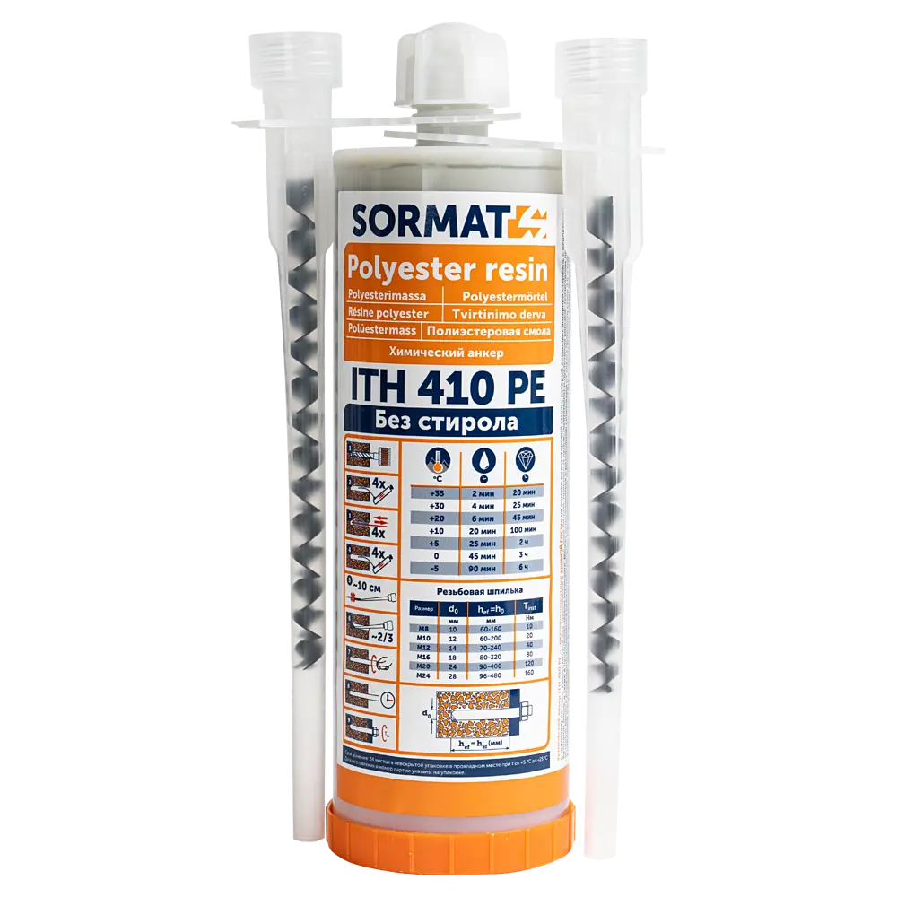 Анкер химический Sormat ITH 410 PE 410 мл STLM-2179465