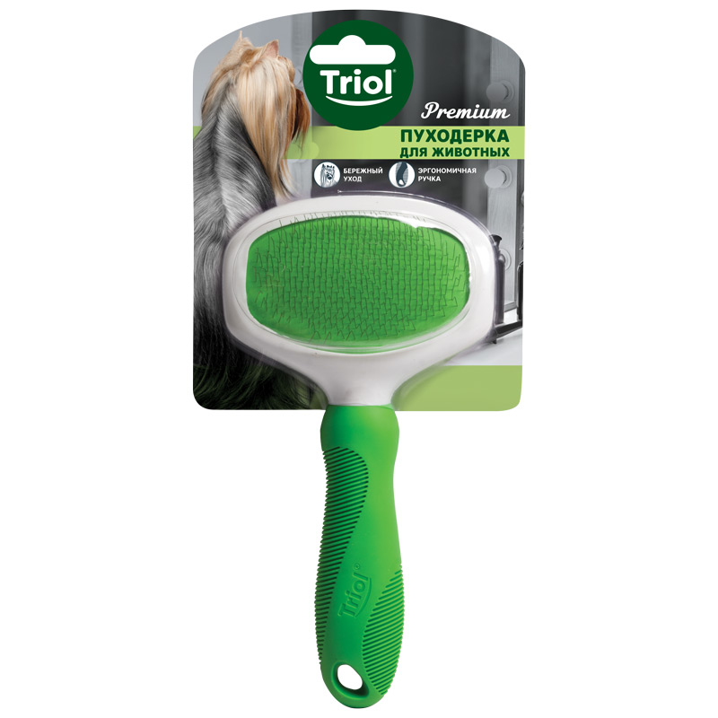 ПР0059559 Пуходерка для животных Премиум S, 8,2х17,2см (блистер) TRIOL  - Вид №1