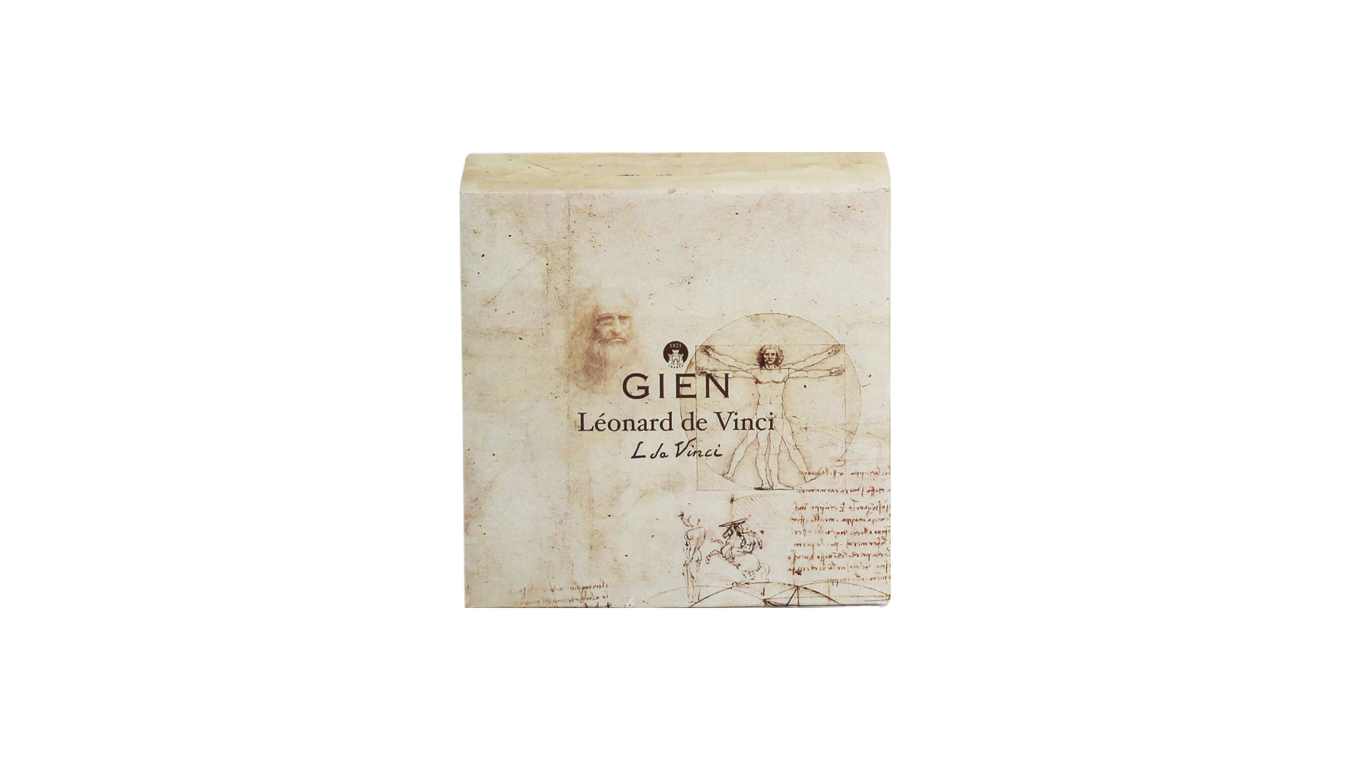 10636902 Gien Набор подставок для кружек Gien Механизмы. Леонардо Да Винчи 12,8 см, фаянс, 4 шт Фаянс  - Вид №5