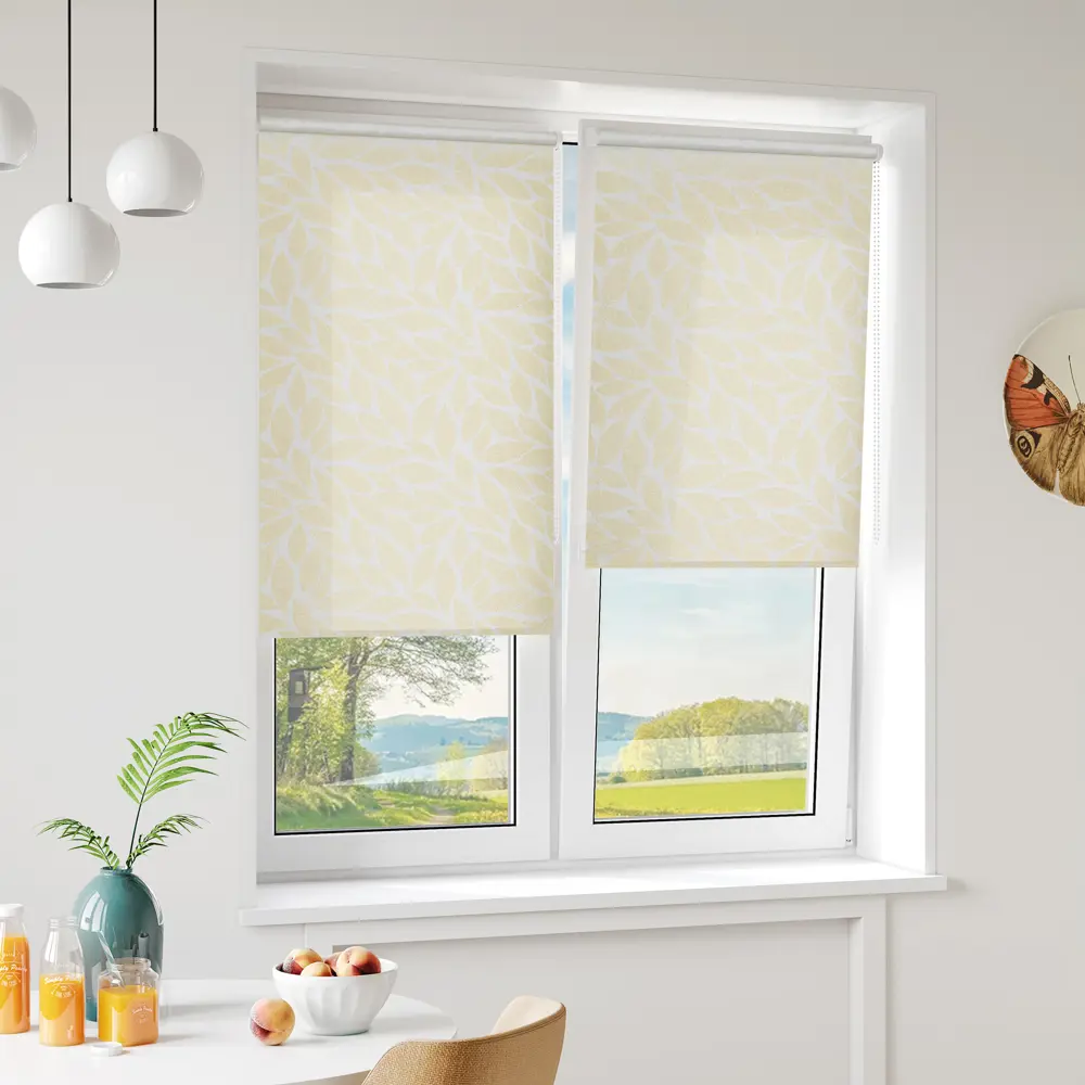 Штора рулонная Форли 55x160 см молочная MIAMOZA STLM-2208762 - Вид №2