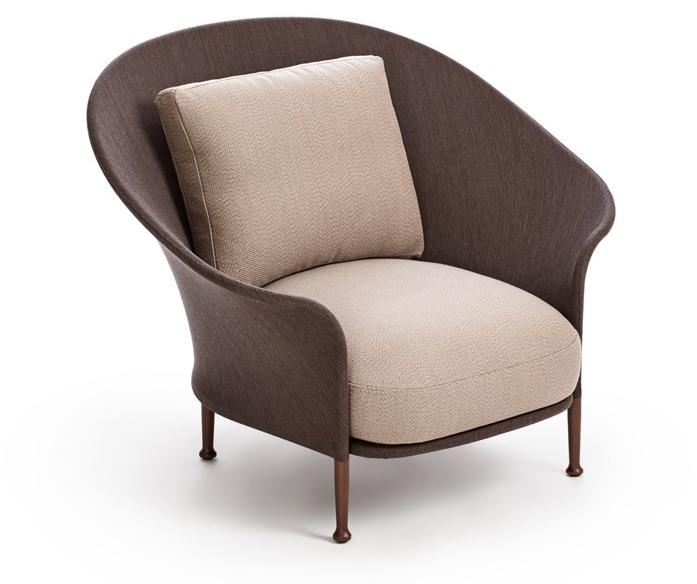 EXPORMIM Садовое кресло из ткани с подлокотниками Liz C831 - Вид №2